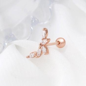 오노마  ONM 14K 골드필드 핀 큐빅 윙 날개 귓바퀴 피어싱 33115970