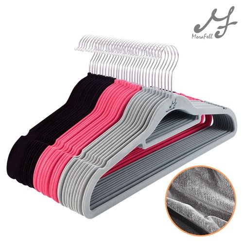 MF매직하우스  고리회전형 벨벳 논슬립 옷걸이