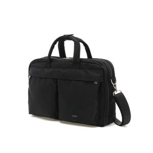 질스튜어트 에반 블랙 투포켓 나일론 토트백 겸 서류가방 JUBA5F501