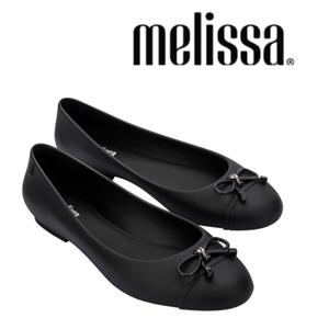 멜리사 토박스 향기나는 젤리샌들 우먼 돌 브이 플랫 블랙 MSWCE2TSDV11