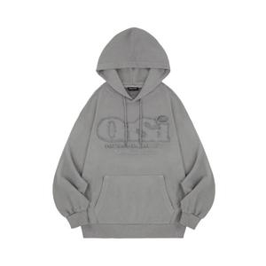 피그먼트 오드스튜디오 ODDSTUDIO ODSD 데미지 오버핏 후드 LIGHT GRAY OO3FUHT101LG 126216