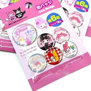 산리오  50주년 마이멜로디 랜덤 캔뱃지-WFH8QZZ