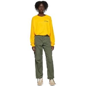 TOMS Tom Sachs 옐로우 로그잼 티셔츠 221133F110005