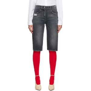 지방시 그레이 디스트레스 데님 쇼츠 BW50ZR5Y5N001 T 135358728