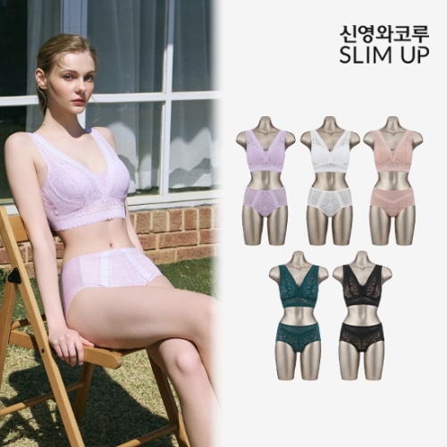 신영와코루 올레이스 보정 브라렛팬티세트