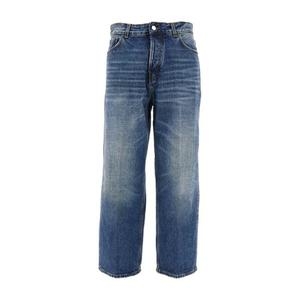 하이 쿠레 웨이스트 스트레이트 페이디드 워시 데님 진 HEW03297 DF106 L721