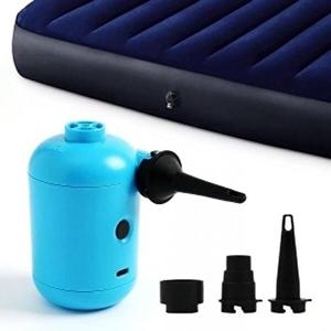 셀러허브  JHQOS8PS_53D1 usb 전동 에어펌프 블루 바람 넣니 펌프
