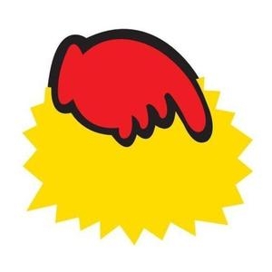 세모네모 안내판 PC9036 톱니손공백