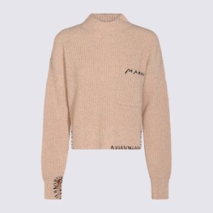 마르니 크롭 리브 니트 스웨터 DVMD0201Q0 UFH30100W23