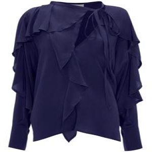 빅토리아 베컴 로맨틱 실크 셔츠 B0060964268