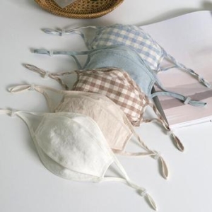 더로라 필터 교체형 럭셔리 여름 마스크 와이어 면 마스크 ACC2020-mask002