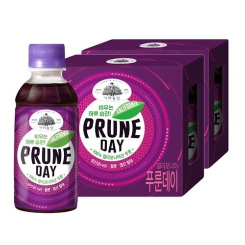 웅진식품 가야농장 캘리포니아 푸룬데이 200ml