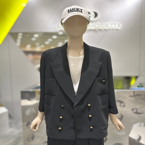 럭키슈에뜨 7부소매폴리더블자켓 LJAM25500 블랙, 66