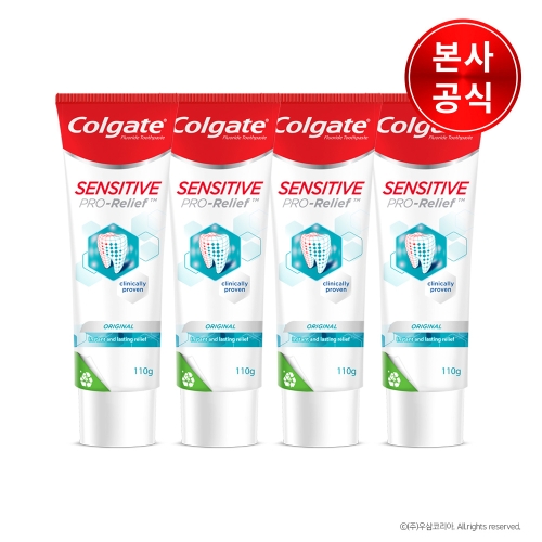 콜게이트  센시티브 프로릴리프 오리지널 치약 110g