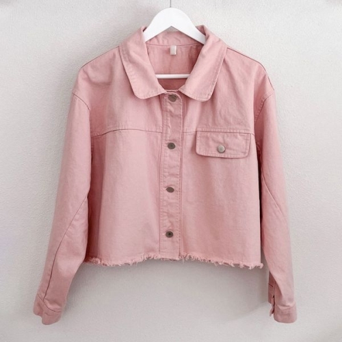 아이우먼 비비드데님크롭숏자켓 BNP251M505 빅사이즈