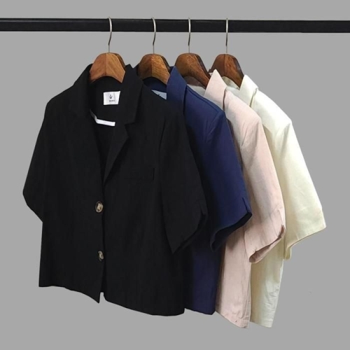 오노마 오너클랜 피엘샤 반팔 세미 크롭자켓 UU-W004A