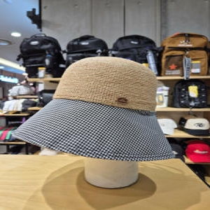 캡텐 남녀공용 엘르 하모지 라피아 보넷 벙거지 ELE3UEN005