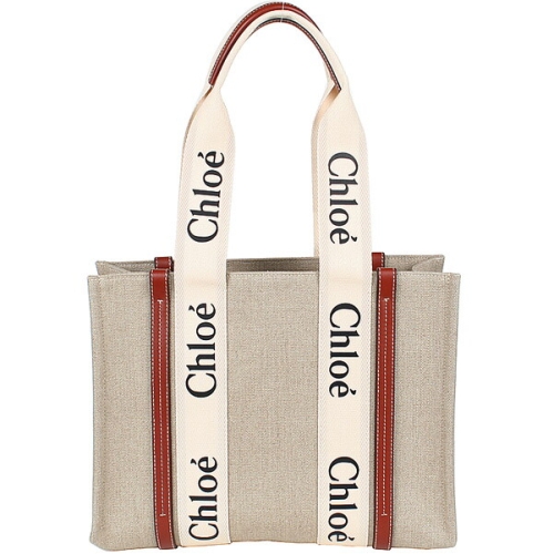 끌로에 우디 미디엄 토트백_CHC22AS383I26 90U