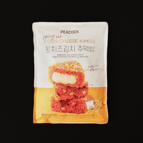 이마트 피코크 콘치즈 김치 주먹밥 500g