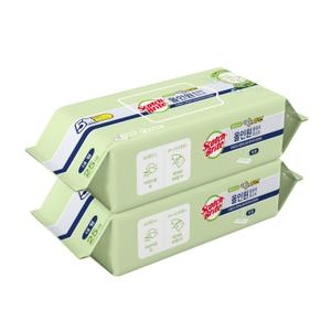 3M 스카치브라이트 올인원 베이직 더블액션 물걸레 청소포 플러스 대형 25매