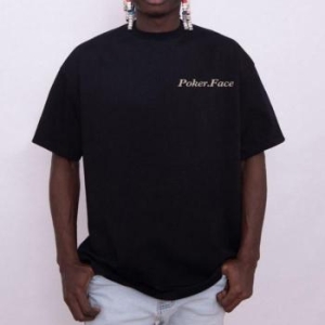 라일리 Rly 포커 베이직 반팔티 박시핏 남자 디자인 백프린팅 33399004