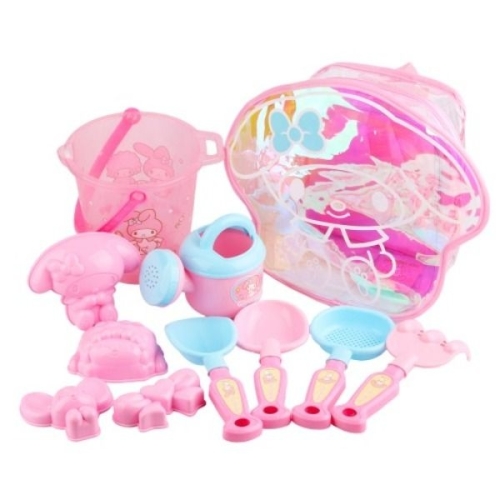 산리오 마이멜로디 가방 모래놀이