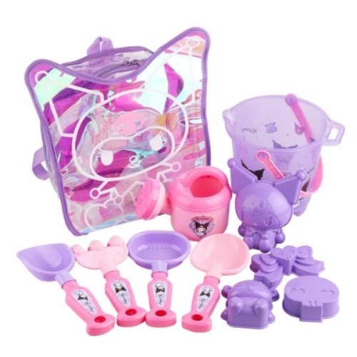 산리오 쿠로미 가방 모래놀이