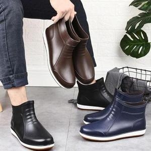 라일리 Rly 캐주얼 남성 레인부츠 방수신발 고급 발목장화 정장 33399235