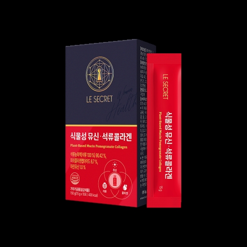 뉴트리원 르시크릿 식물성 뮤신 석류 콜라겐 15g 10포