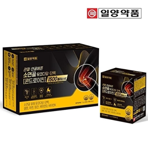 일양약품 소연골 뮤코다당 단백 콘드로이친 1500 플러스k 60정
