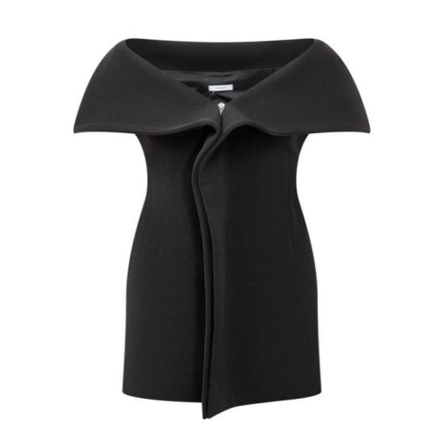 페라가모 살바토레 숏 원피스 13G497 778566 Black