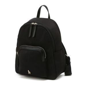 헤지스 블랙 단색 나일론 미니백팩 HIWA5F452BK