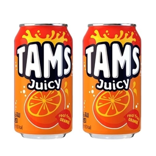 롯데칠성음료 탐스 쥬시 오렌지 355ml