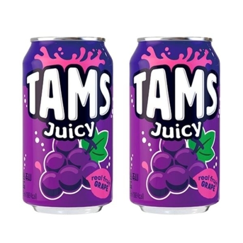 롯데칠성음료 탐스 쥬시 포도 355ml