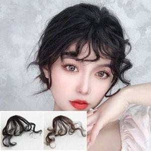 셀러허브 JHON6O32_55 앞머리가발 꼬불 앞머리 웨이브 부분 가발