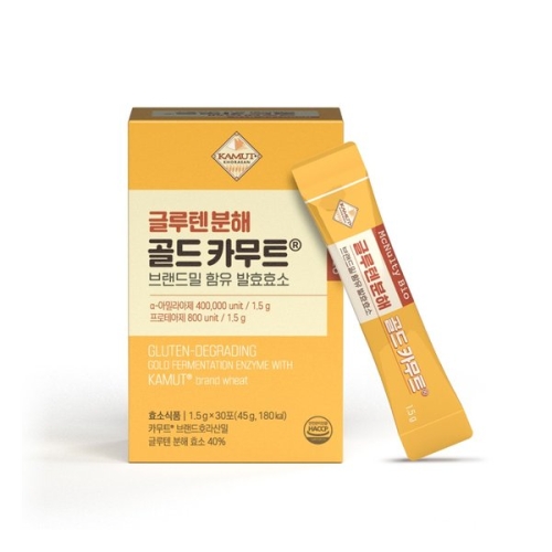 맥널티바이오 글루텐분해 골드 카무트 30포