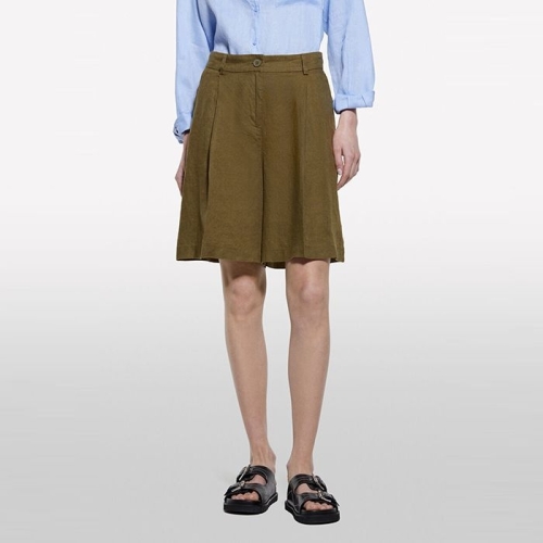 SISLEY 린넨 버뮤다 팬츠_4AGHL901KOL