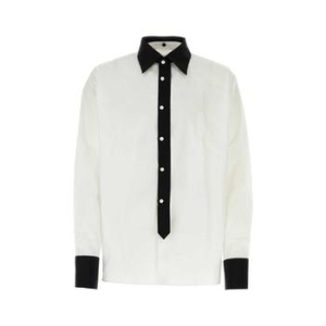 프라다 White poplin oversize shirt UCN527SOOO10IV F0964