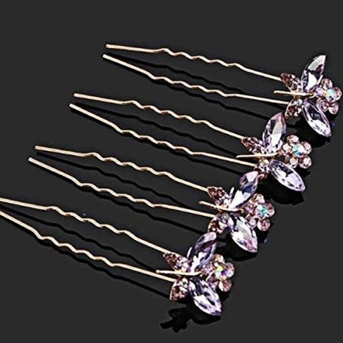 셀러허브 JHQS8LKQ_4B큐빅헤어핀 자동헤어핀 자동머리핀