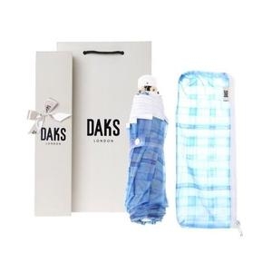 닥스 3단 수동 우산 반투명 체크_UBI055I