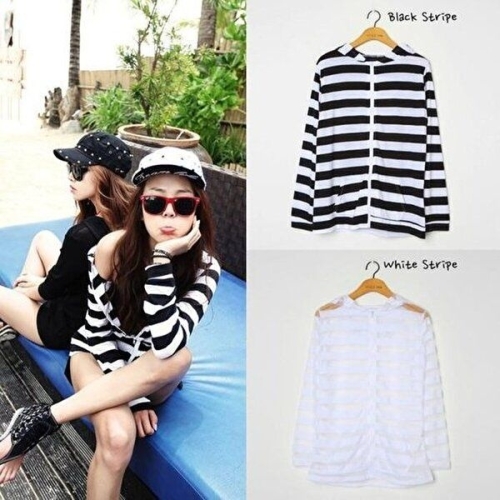 셀러허브  JHP8PQR3_53DR 깔끔한 후드 커버업 집업 화이트