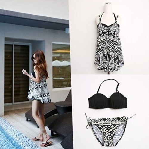 셀러허브  JHP8PQQ4_53DR 인디언 독특한 패턴 비키니 4pcs