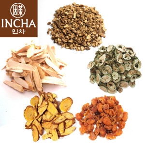 인차  쏙당차 재료 만들기 세트 750g 감초 여주 황기 치커리 용안육