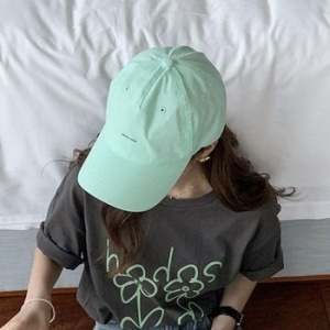 파스텔 컬러 볼캡 감성 야구모자 커플 모자 색상 WFI1AXV