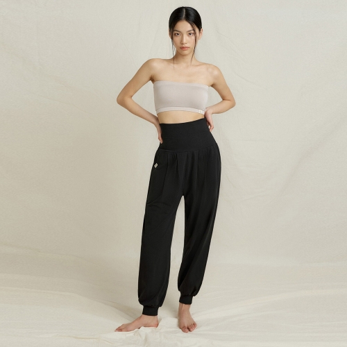 프런투라인  반다 라이트 마이테 펌킨 팬츠_FEWSPT089_BLK