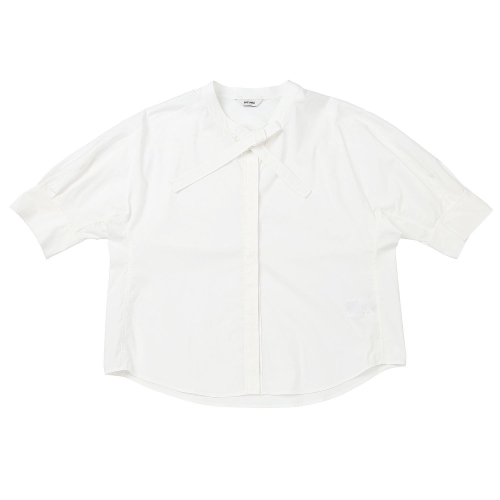 쉬즈미스 여성 타이넥 칠부 블라우스 SWWBLP21030