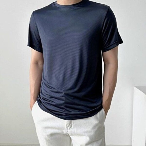 셀러허브 JHQPS9S0_4B 남성 여름 오버핏후드 운동용 이너 쿨 반팔티