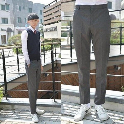 셀러허브 JHQQ73P6_4B 지앤제이 그레이 교복바지 교복쇼핑몰 남자