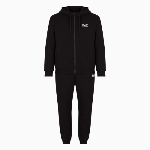 EA7 코어 아이덴티티 코튼 혼방 후드 트랙수트 8NPV68 PJVTZ 1200