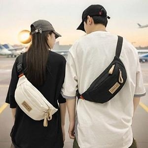 셀러허브 JHQR1PR9_4B 심플 캐주얼크로스백 가죽패치 남학생 슬링백